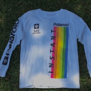 white polaroid long sleeve ✨